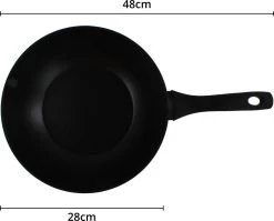 Miller Keramische Wokpan Inductie Ø 28 Cm - Alle Warmtebronnen - Anti Aanbaklaag -Thuiskeuken 1200x969 2