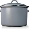 Lite-Body - Magnus Soeppan / Stamppotpan Met Deksel - Ø 24 Cm/ 8l - Emaille - Grijs -Thuiskeuken 1200x987 1