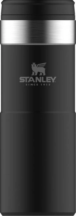 Stanley The NeverLeak™ Travel Mug 0,35L NEW - Thermosfles - Matt Black -Thuiskeuken 426x1200