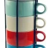 Orange85 Koffiekopjes - Met Houder - Set Van 6 - Gekleurd - 300 Ml - Keramiek -Thuiskeuken 507x1200 1