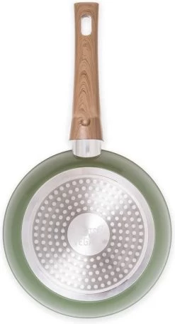 Just Vegan Koekenpan ECO Met Afneembaar Handvat 20 Cm Aluminium Groen -Thuiskeuken 651x1200