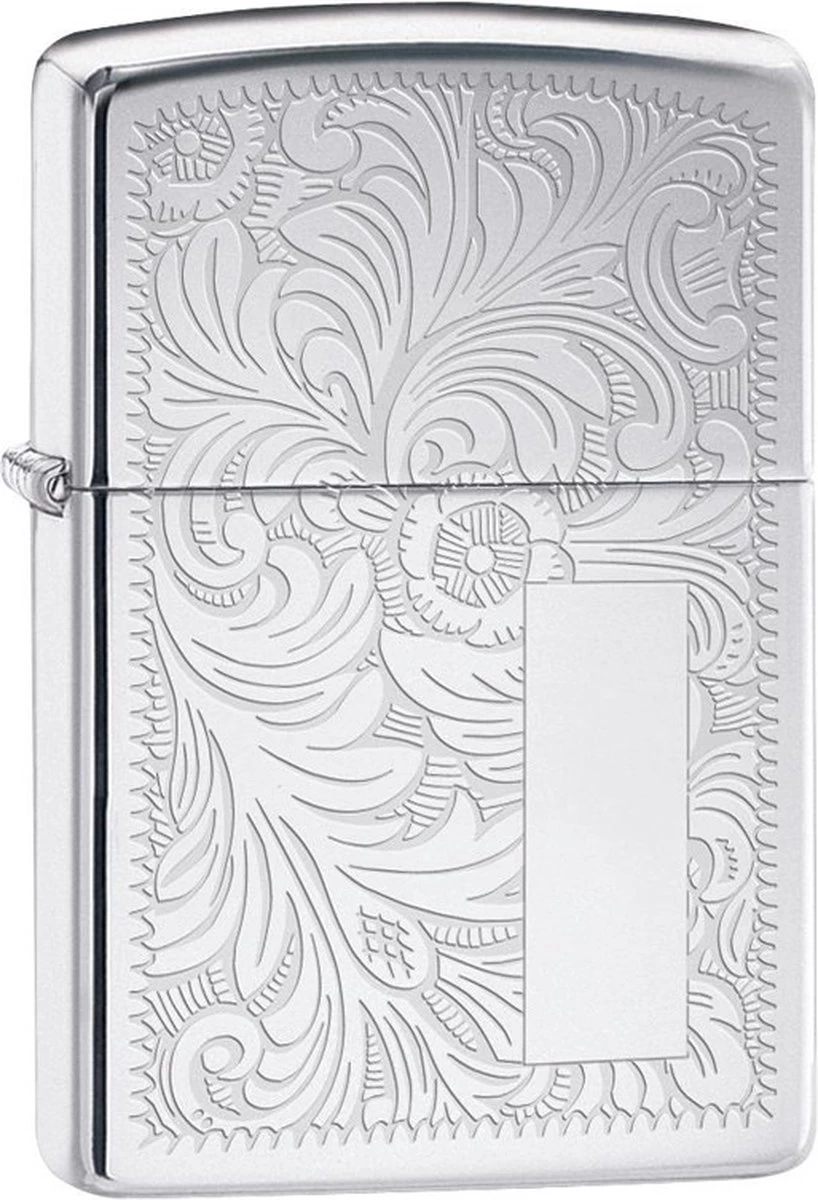 Zippo Aansteker Venetian Chroom 3 Zippo Aansteker Venetian Chroom