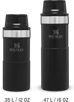 Stanley Trigger-Action Travel Mug 0.47L - Thermosfles - Matt Black -Thuiskeuken 875x1200