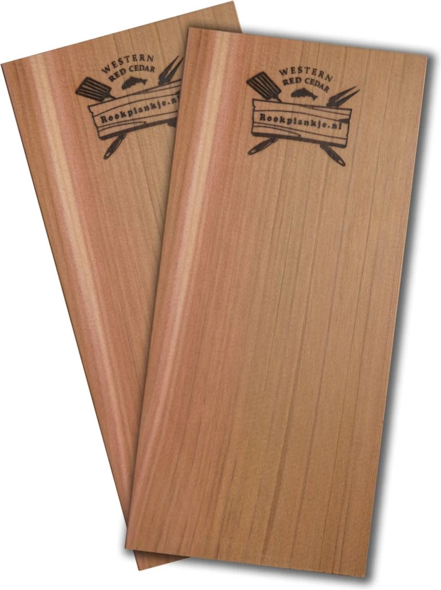 Merkloos Rookplank Western Red Cedar - 2 Stuks - BBQ - Rookhout 3 Merkloos Rookplank Western Red Cedar - 2 Stuks - BBQ - Rookhout