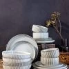 Selinex Stoneware - Serviesset - Grijs - 16 Delig 4 Persoons - CADEAUTIP - CADEAU -Thuiskeuken 919x1200