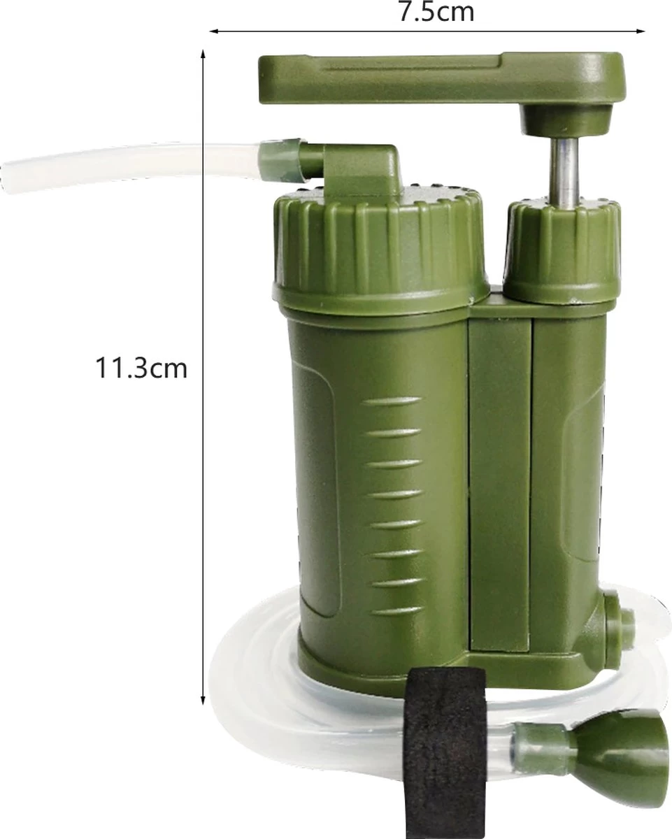 Luxe Water Filter Straw Incl. Waterzak - Complete Set - Waterfilter - Waterfles - Waterzuiveraar - Outdoor Life - Survival - BPA-vrij - Filtert 5000LL 9 Luxe Water Filter Straw Incl. Waterzak - Complete Set - Waterfilter - Waterfles - Waterzuiveraar - Outdoor Life - Survival - BPA-vrij - Filtert 5000LL - Afbeelding 8